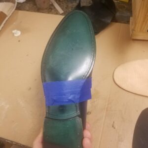 Putting new half soles